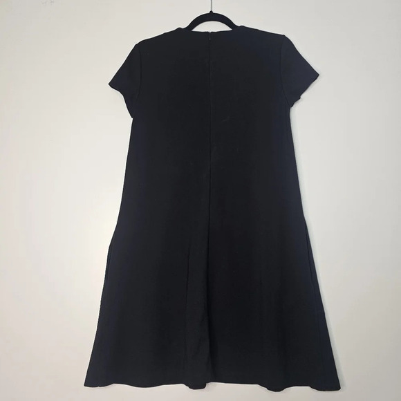 J. McLaughlin Women's Shift Dress Black Short Sleeve Size Small - Picture 12 of 14